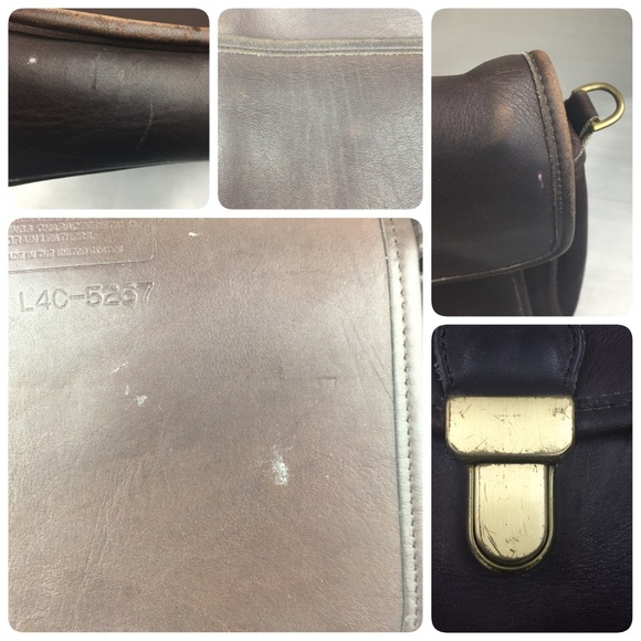 Vintage Coach Morgan briefcase in Mahogany - Picture 9 of 9